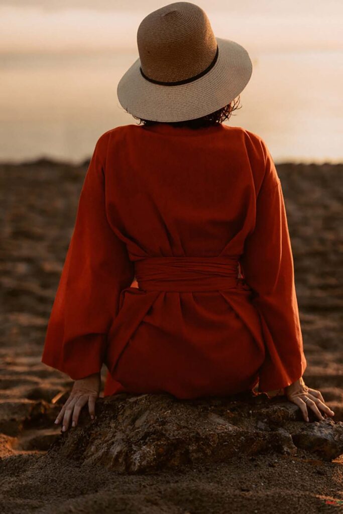 Barcelona beach sunset photoshoot