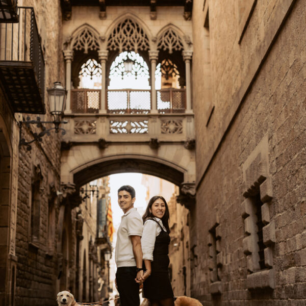 Gothic Quarter Engagement Photography