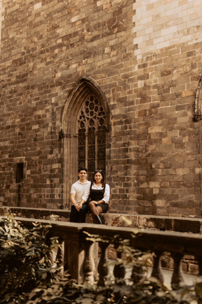 gothic quarter engagement photographer