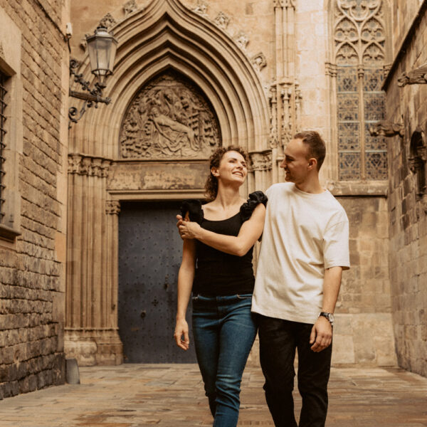 gothic quarter photoshoot in Barcelona