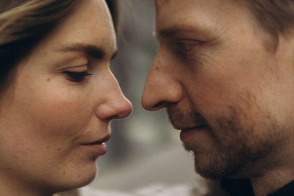 A lovestory photoshoot in the city center