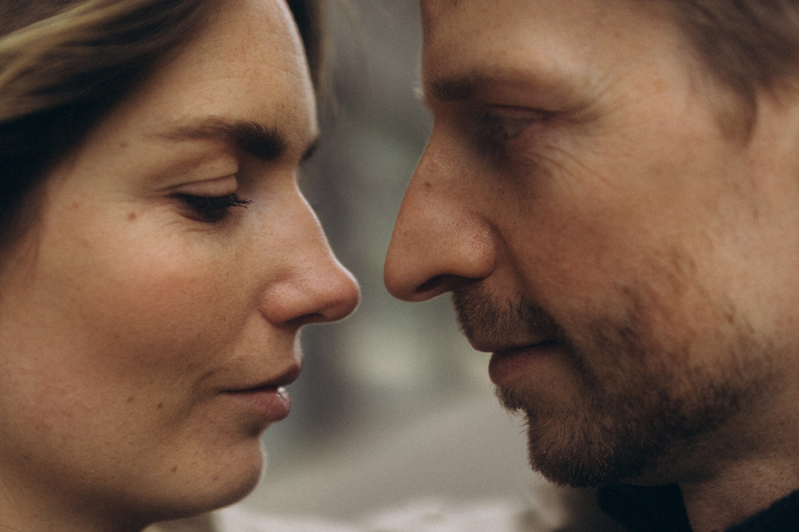 A lovestory photoshoot in the city center