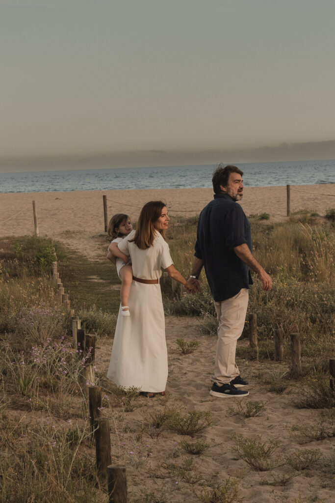 Barcelona family beach photoshoot